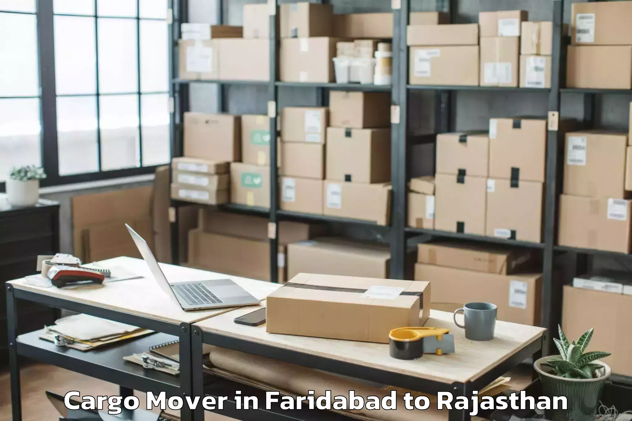 Easy Faridabad to Kankroli Cargo Mover Booking